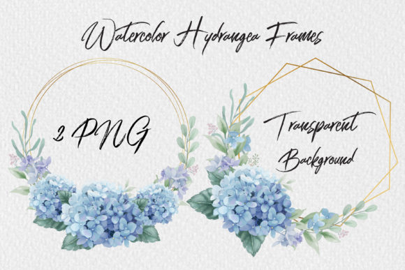 Blue Hydrangea & Geometric Gold: A Professional’s Guide to This Design Asset