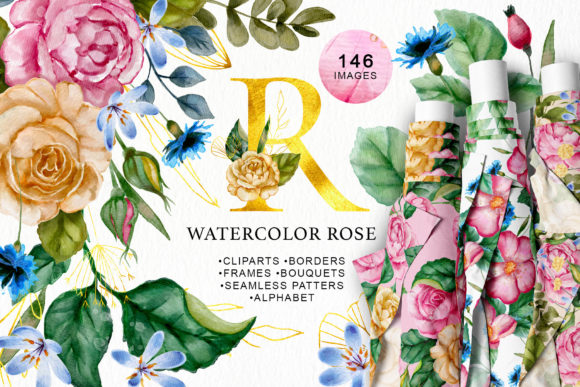 Evaluating Watercolor Flower Graphic Collections: The Role of Golden Alphabets