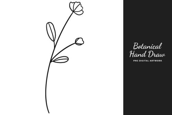 Flower Doodle Clipart F01: A Practical Assessment of a Hand-Drawn Asset