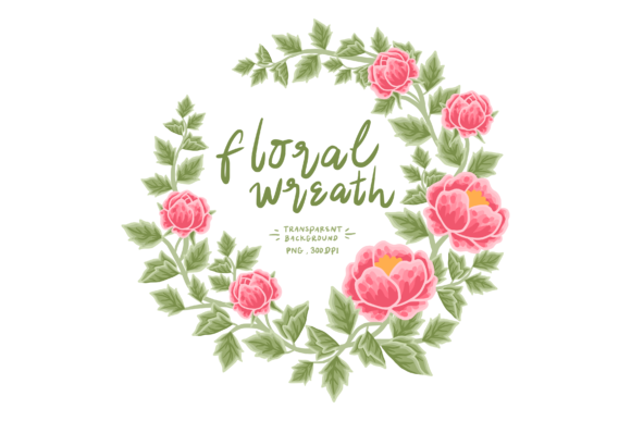 The Beautiful Garden Peony Flower Wreath PNG: A Modern Asset for Creative Professionals