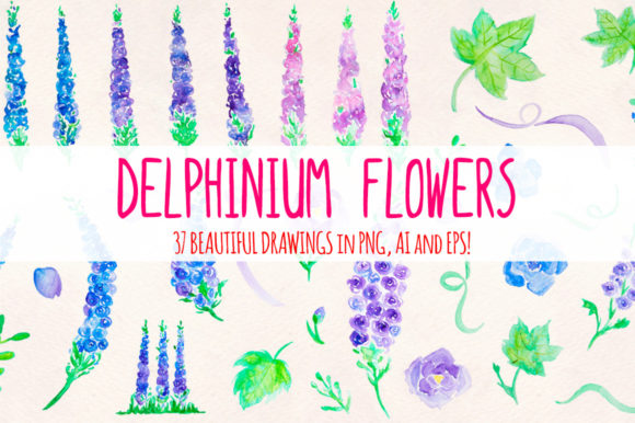 The Delphinium Flower: A Symbol of Inspiration in Art and Design