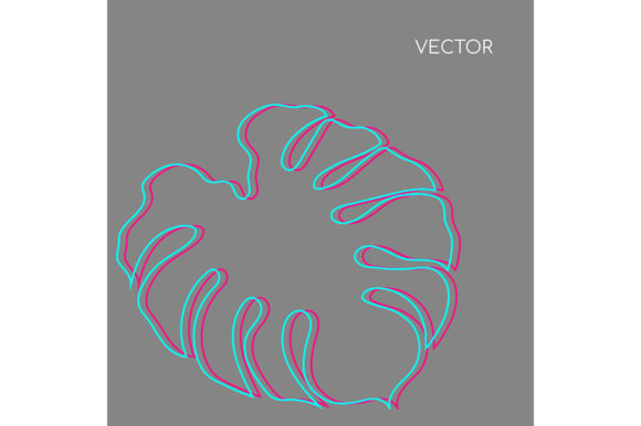 The Strategic Use of Monstera Leaf Flat Color Vector in Creative and Commercial Projects