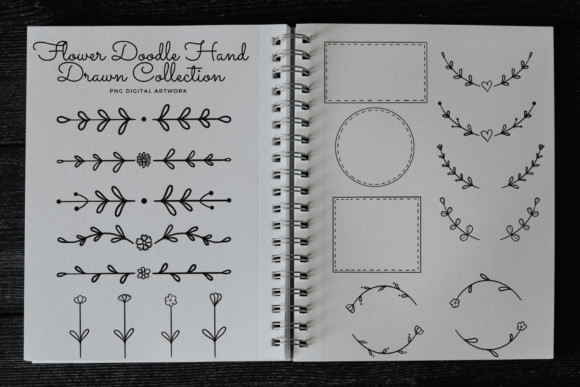 Unlock Creativity with Doodle Flower Hand Drawn Clipart
