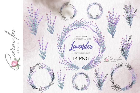Unlock Creativity with Watercolor Lavender Frame Artwork