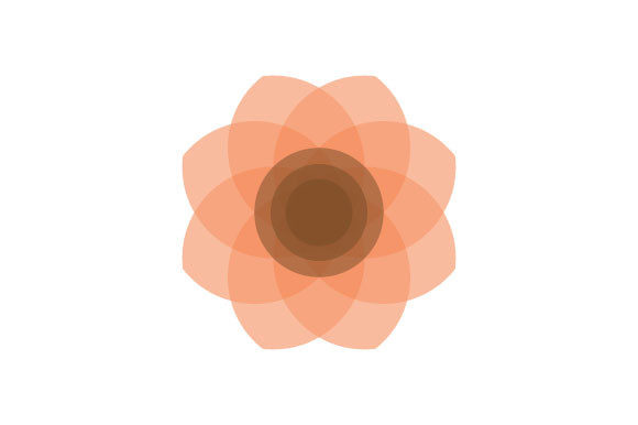 Vector Flower - 4: A Modern Design Asset for Creative Projects