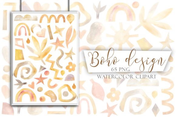 Watercolor Clipart for Boho Design: A Practical Resource for Modern Creatives